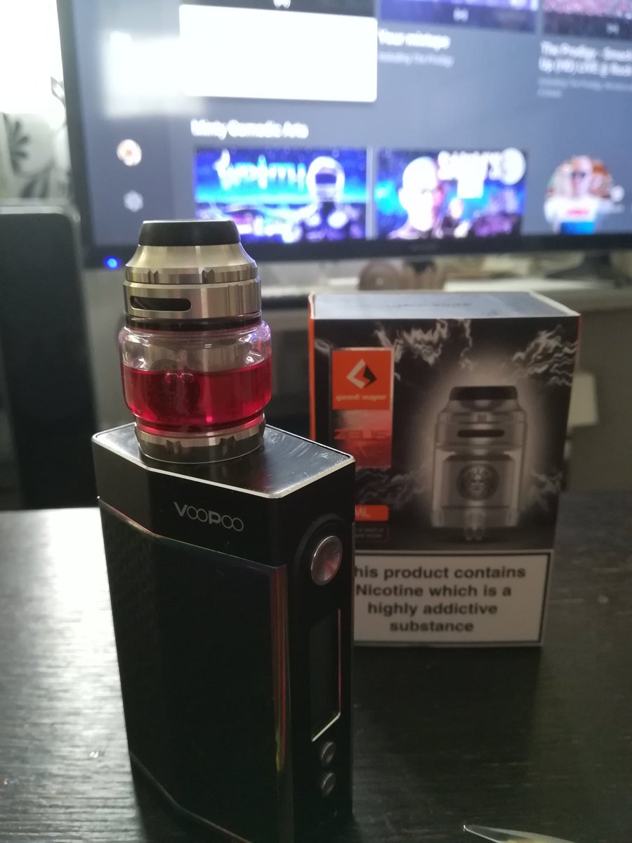 peasey85's tweet image. Now it&apos;s all set up 😊

#geekvape #ZeusX #vaping #VapeFam