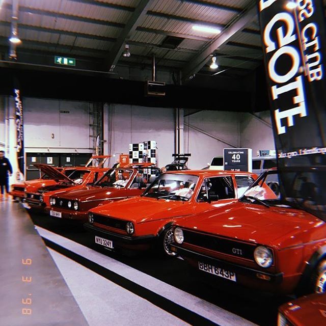 All looking good on the indoor stand at ultimate dubs 2019 #mk1ownersclub #mk1golfownersclub #telfordinternationalcentre #mk1 #mk1golf #vwmk1golf  #vw #volks #volkswagen #ultimatedubs #ultimatedubs2019 #red #40yearsofthecabriolet ift.tt/2CeAe4W