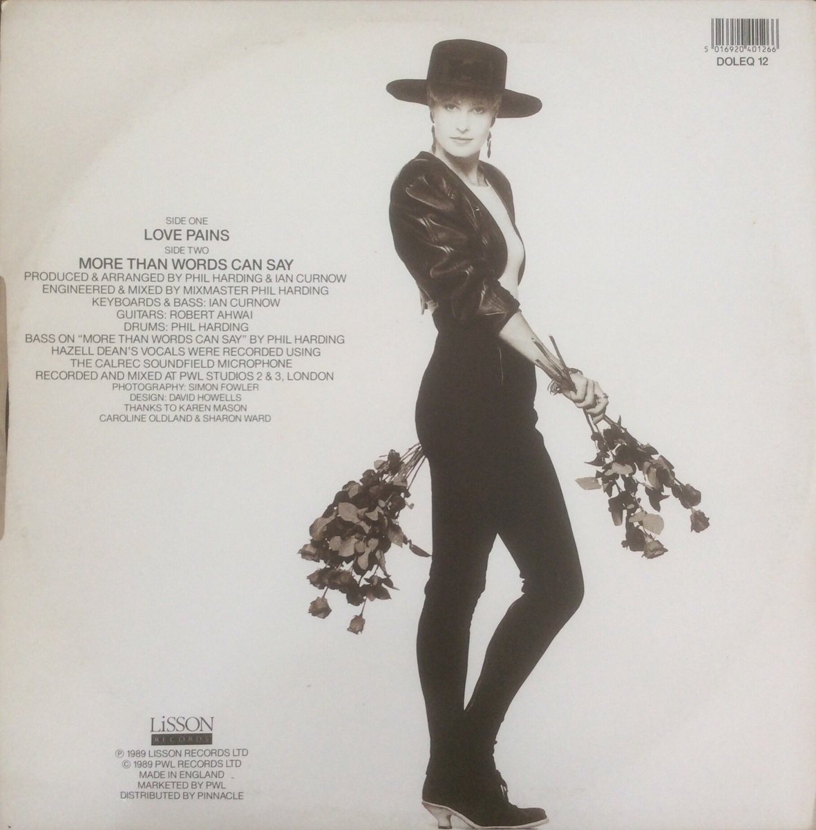 Poplifer73's tweet image. Hazell Dean “Love Pains”.
Produced by Phil Harding &amp;amp; Ian Curnow for PWL.
1989 Lisson Records. 12” Single.
Vinyl find today.
@HazellHD @PWLHitFactory 
#HazellDean #PhilHarding #IanCurnow #PWL #PWLPower #VinylFind #TwelveInchSingle #RecordCollection