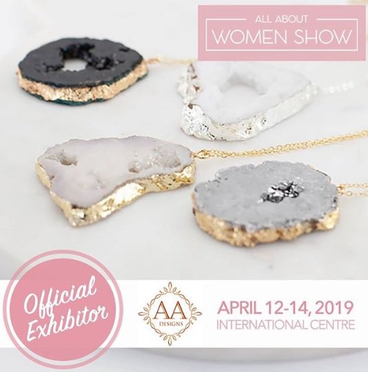 allaboutwmnshow's tweet photo. 2019 All About Women Show: Exhibitor Showcase
AA Designs is a sister duo hand-making beautiful aromatherapy &amp; gemstone jewelry, promoting wellness with their unique blend of stones.  Come see them at Booth 6102
Visit https://t.co/n0u6FrsMWS for tickets! https://t.co/6rekbCHi0e