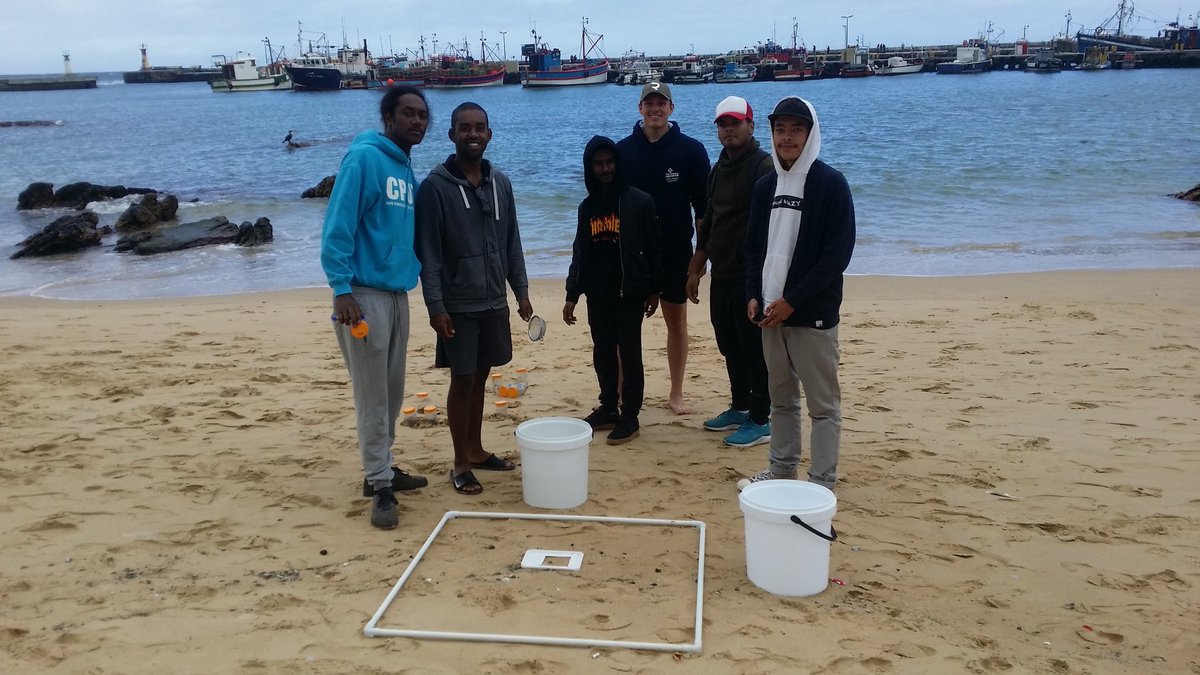 ConradSparks7's tweet photo. Todays microplastic sampling by CPUT Marine Science students at Kalk Bay, Cape Town #bigmicroplasticsurvey #cputmarinescience https://t.co/qUMwk28xgl
