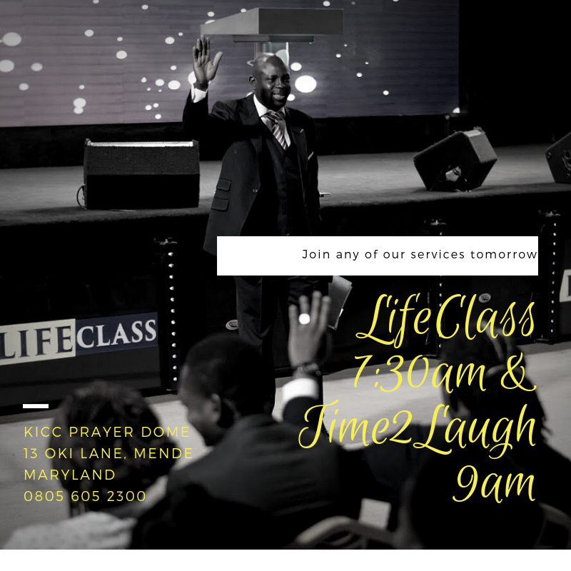 KICCPrayerdome's tweet photo. We’d love to have you in any of our services tomorrow
@KICCPrayerdome
#LifeClass | 7:30am
#Time2Laugh | 9am
See you there! https://t.co/bFjWBlipB1