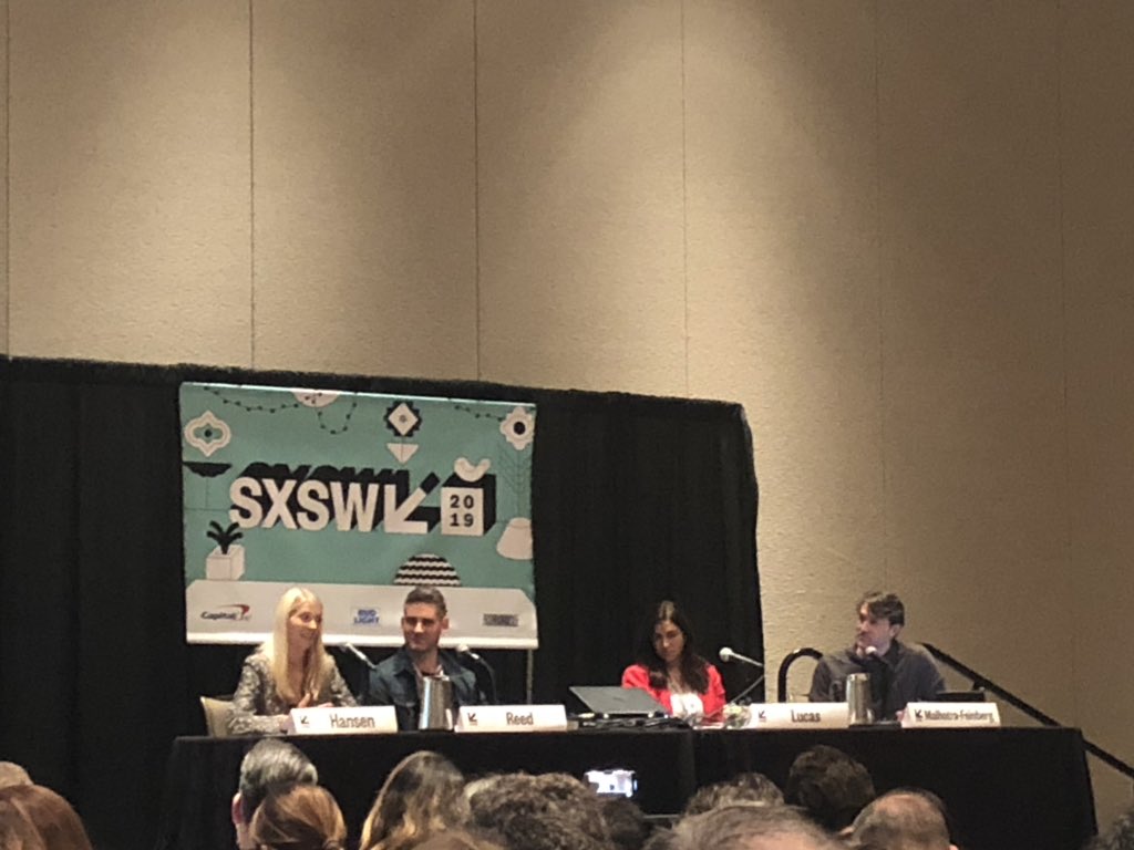 Here <a href="/sxsw/">SXSW</a> getting under the hood of what drives corporate acceleration in cos like <a href="/UniversalPics/">Universal Pictures</a> <a href="/verizonfios/">Verizon Fios</a> &amp; @MBRDNA. Great insights from <a href="/SashaChatani/">Sasha Lucas</a> <a href="/gregpreed/">Greg Reed</a> <a href="/TarahFO/">Tarah Malhotra-Feinberg</a> #innovation #SXSW19