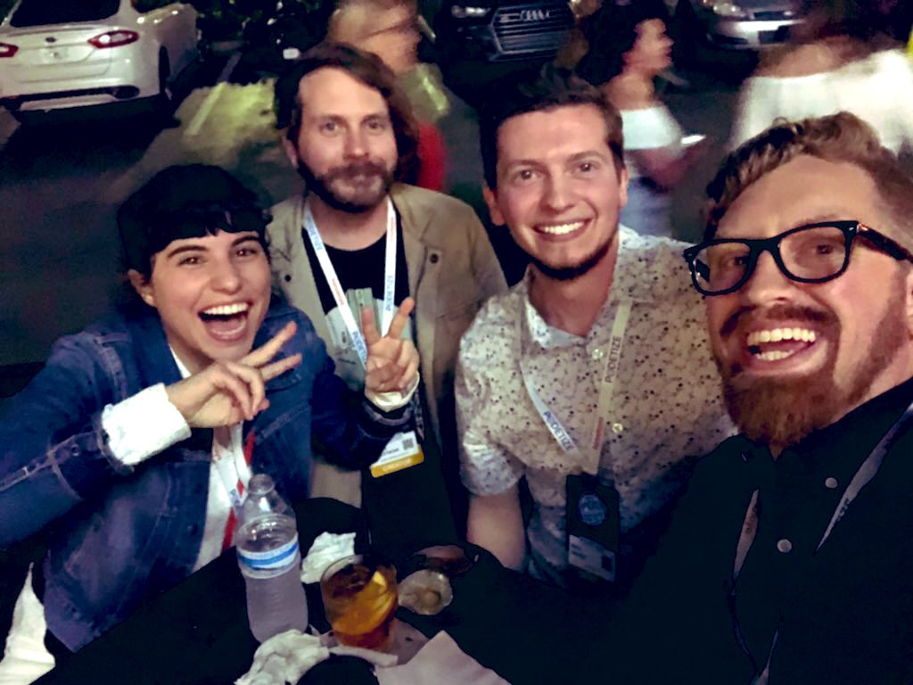 REDROMINA's tweet image. Pro tip: Find you a group who gets you. 🦖

I found mine this week at @podfestexpo. 🔥
#PME19 #podfestfam