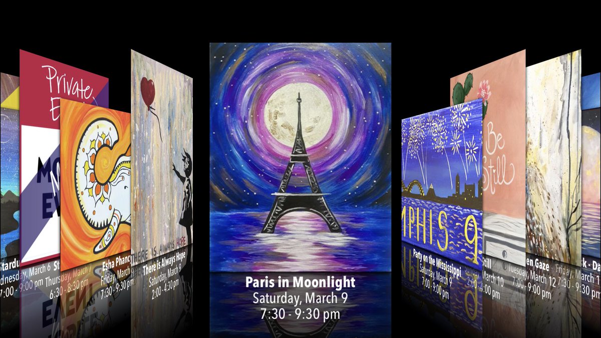 PinotspaletteC's tweet photo. Tonight we are relaxing with some wine and Paris! #choose901 #ilovememphis #pinotspalette #cordova #girlsnight #paintandsip #datenight #blacklight #bacheloretteparty #wine #projectpet #paris https://t.co/0zeorwZmJT