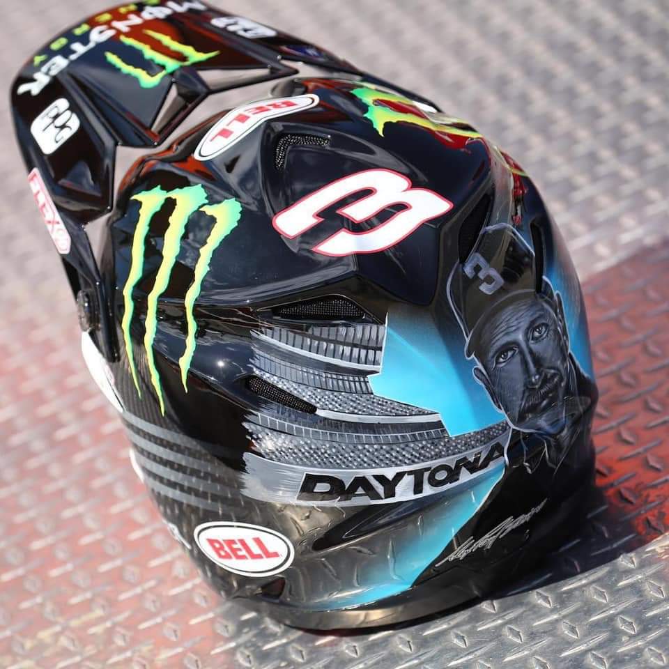 Slightly [OT] - Tonight's DAYTONA Supercross Champion No. 3 Eli Tomac's  Dale Earnhardt Helmet : r/NASCAR