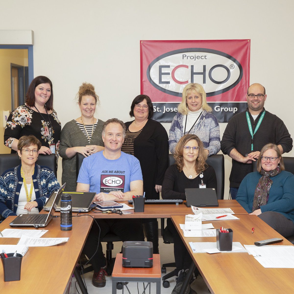 thenosm's tweet photo. An echo across the North: ECHO Chronic Pain & Opioid Stewardship hub connects primary care sites in Northern Ontario and across the province with specialists to improve access to care #NorthernPassages #RootedintheNorth https://t.co/gHmYNWu3yB https://t.co/5hfBJReFC0