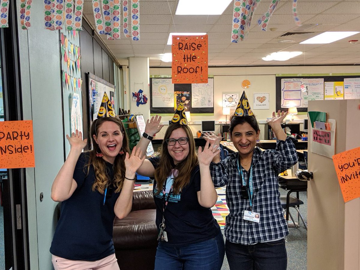 What a way to welcome spring break!! Room transformations with party themed word problems for the win! I love my job ❤️🧡💛<a href="/BenferKISD/">Benfer Elementary</a> <a href="/Benfer3rd/">Benfer3rd</a> #momentsinklein #BenferAdventure