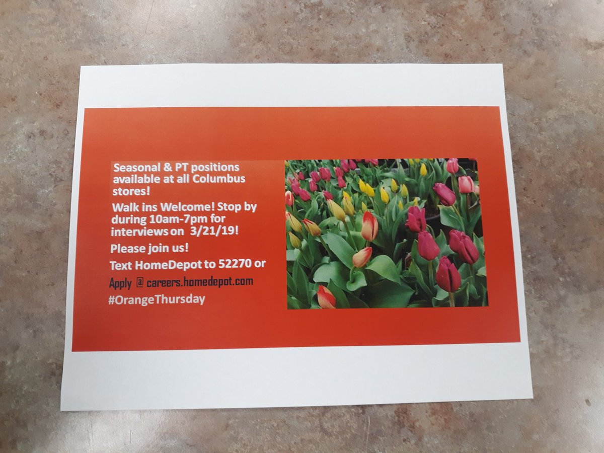 THDKateVross's tweet photo. Come join us at The Home Depot on West Broad Street! https://t.co/uDcqPioJsc