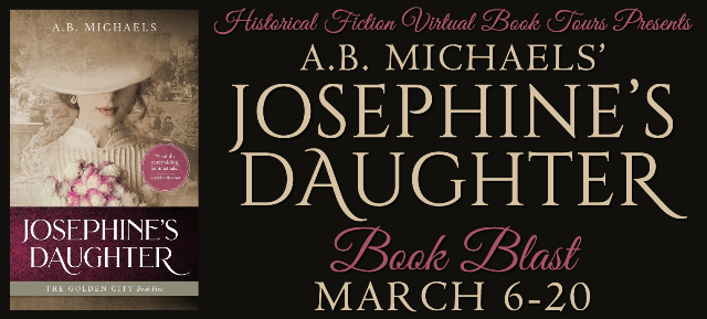 dmburton72's tweet photo. Have you heard? A.B. Michaels’ fabulous new book — Josephine’s Daughter is available for pre-order #HistoricalFiction #ABMichaels #HFVBTBlogTours @ABMichaelsBooks @HFVBT https://t.co/TMJQBBwgWZ via @maryanneyarde https://t.co/tNJm1YarUZ