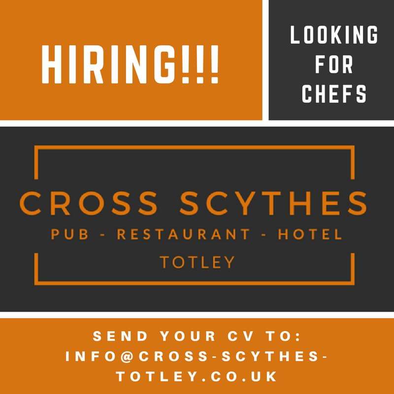 chefs required DM me for details or email to the address below 
👍
<a href="/SheffRestGuide/">Sheffield Restaurant</a>  <a href="/Sheffieldis/">#Sheffieldissuper</a>  <a href="/SheffRestGuide/">Sheffield Restaurant</a> <a href="/E_Beardmore/">Ellen Beardmore</a>