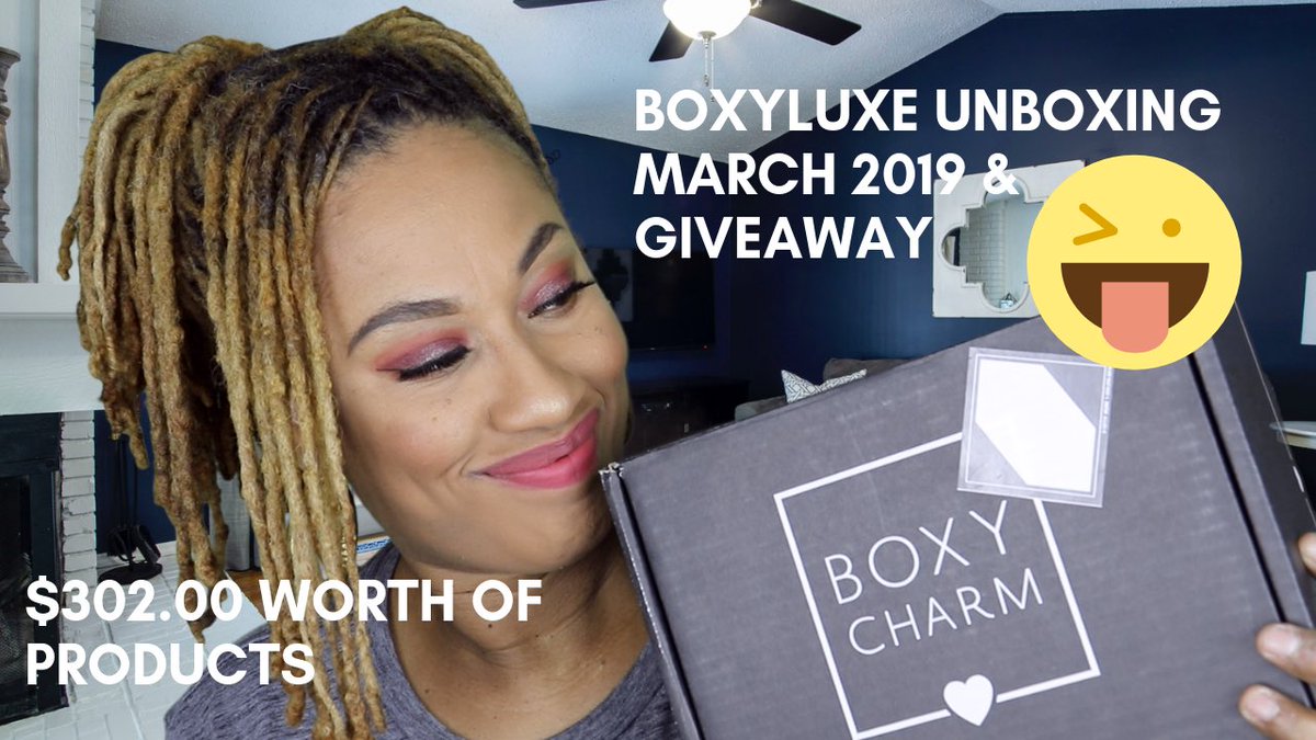 ReviewsWinnie's tweet photo. Check out my video on YouTube now! I’m giving away four items of beauty out of my March Boxyluxe. Here is the link https://t.co/YNjQsesyPp https://t.co/Pqx5YLbZxH