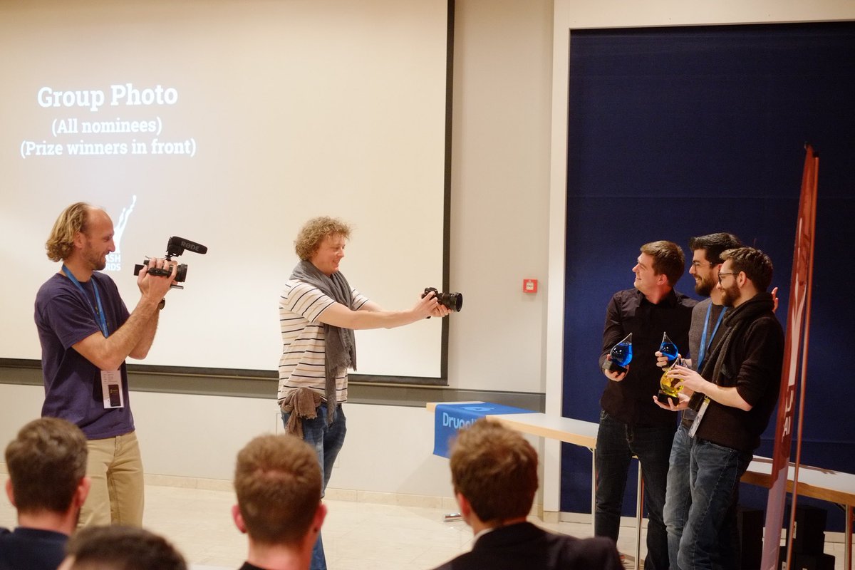 We crushed the #SplashAwards yesterday! Thank you so much to the organizers! We are so happy to be a part of #Drupal and to build great projects with it with our clients. 
3 projects rewarded and Best Swiss Drupal project of the year! <a href="/mountaincampch/">Drupal Mountain Camp</a> /pic <a href="/dasjo/">Josef Kruckenberg (he/him)</a>