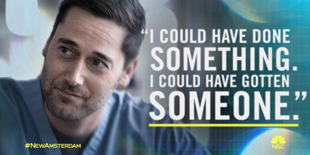 NBCNewAmsterdam's tweet image. We can't beat ourselves up over the past... 😓 #NewAmsterdam