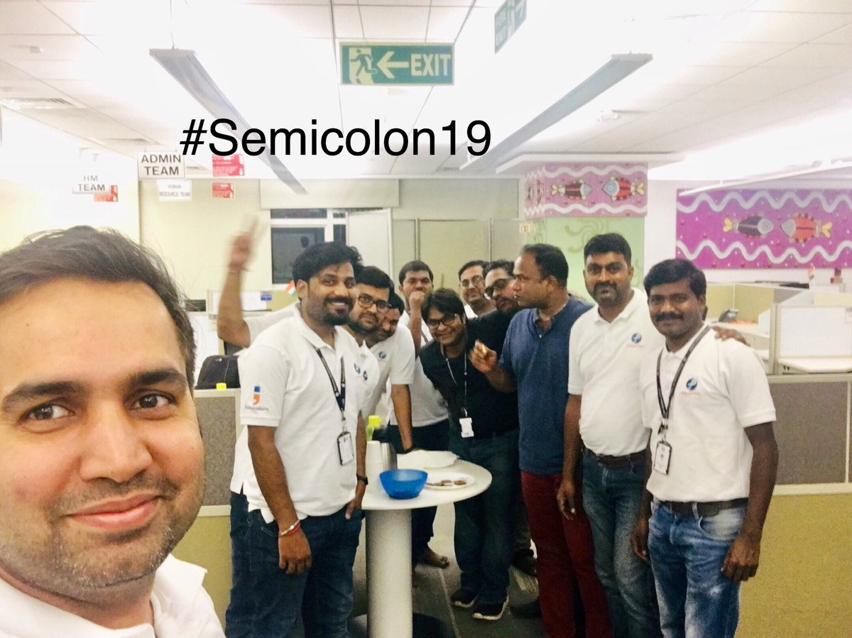 Myself_Divyansh's tweet photo. #semicolons19 #Semicolons19 @Persistentsys #Bangalore #OptimizeTeam #fun #food #code @balamurali9 @Persistentsys https://t.co/2dmMKPz9LQ