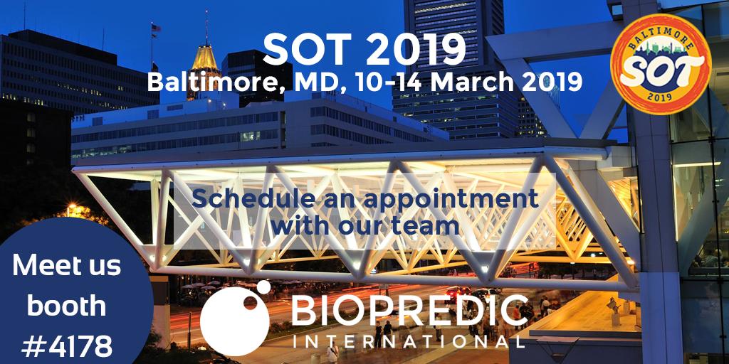 Biopredic_Intl's tweet photo. Our team is on its way for #2019SOT.✈️ @Biopredic_Intl will be exhibiting at booth#4178. Please stop by to discuss with our team about our products and services, or use this link to schedule an appointment. 
➡️ https://t.co/jWSz4Wy2Qg
#Skin #liver #HepaRG #3D #model #fibrosis https://t.co/OUdSFM2fBi