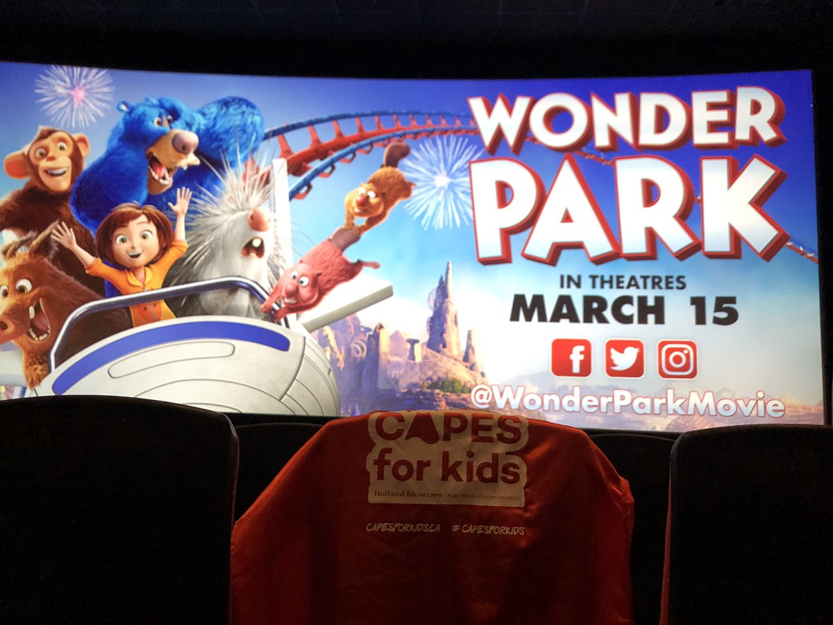 Thank you to <a href="/ParamountCanada/">Paramount Canada</a> for your support of #capesforkids! Can’t wait for <a href="/wonderparkmovie/">Wonder Park</a> to begin! <a href="/HBKidsHospital/">Holland Bloorview</a>