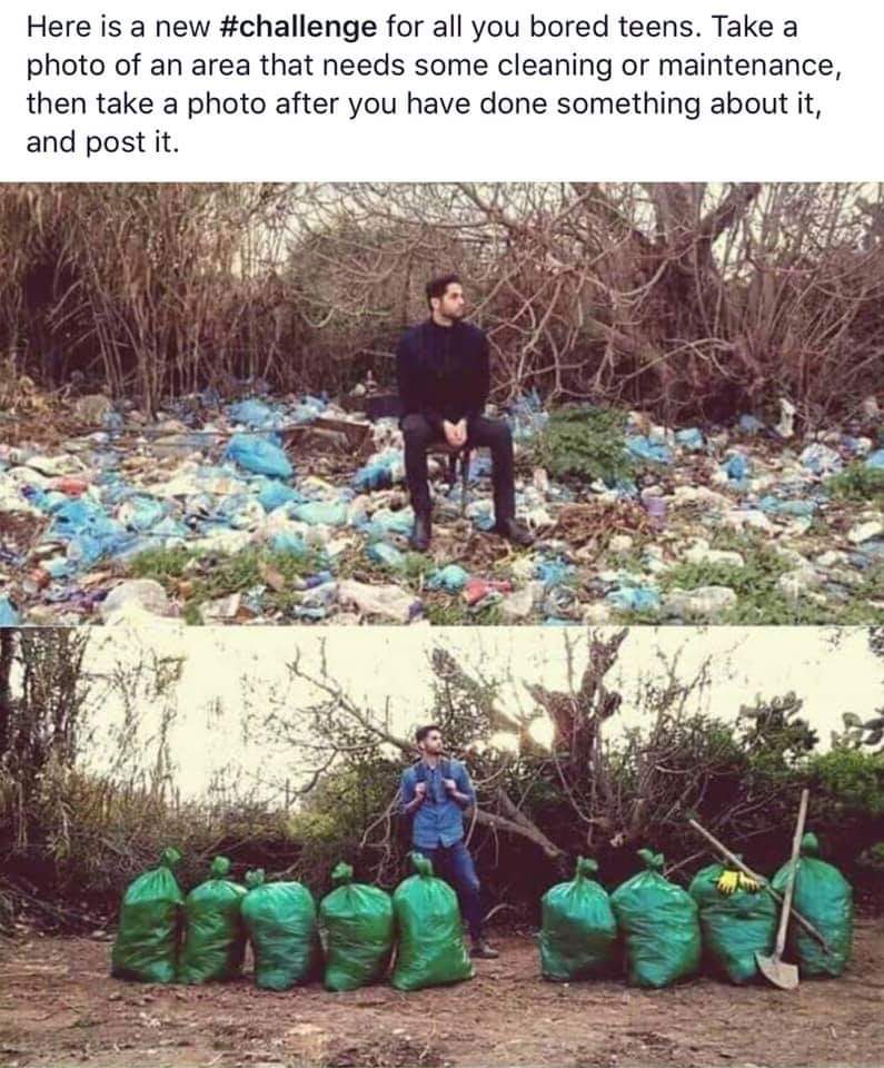 #environment #challenge #clean