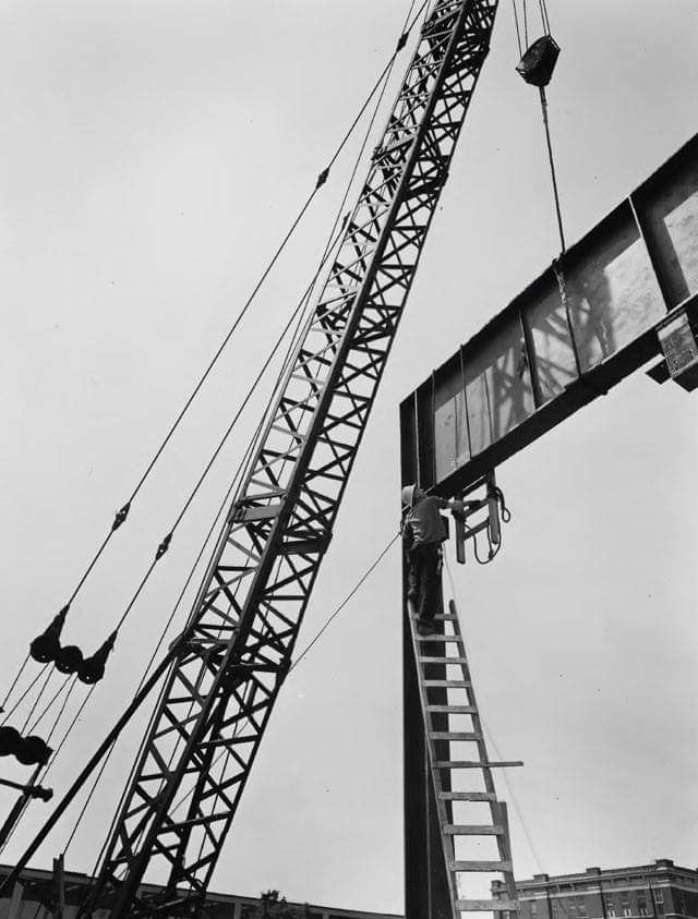areasvellas's tweet photo. #Mies Van Der Rohe...
#CrownHall, Chicago...1952-53 ...under #construction...
#architecture https://t.co/cZu5q5z3nP