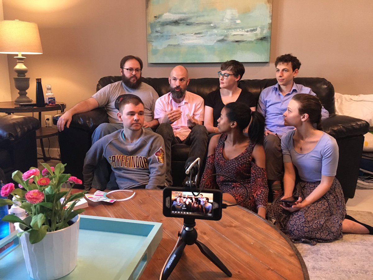 AlbaSalix's tweet image. The #audiofiction house at #pme19 has been truly inspiring. Right now we are running a community chat to the Audio Drama Hub on Facebook. ❤️❤️❤️ @marsfallpod @JanusDescending @WereAlive @girlinspacepod @2298pod @WhiteVault @AtriusEndures