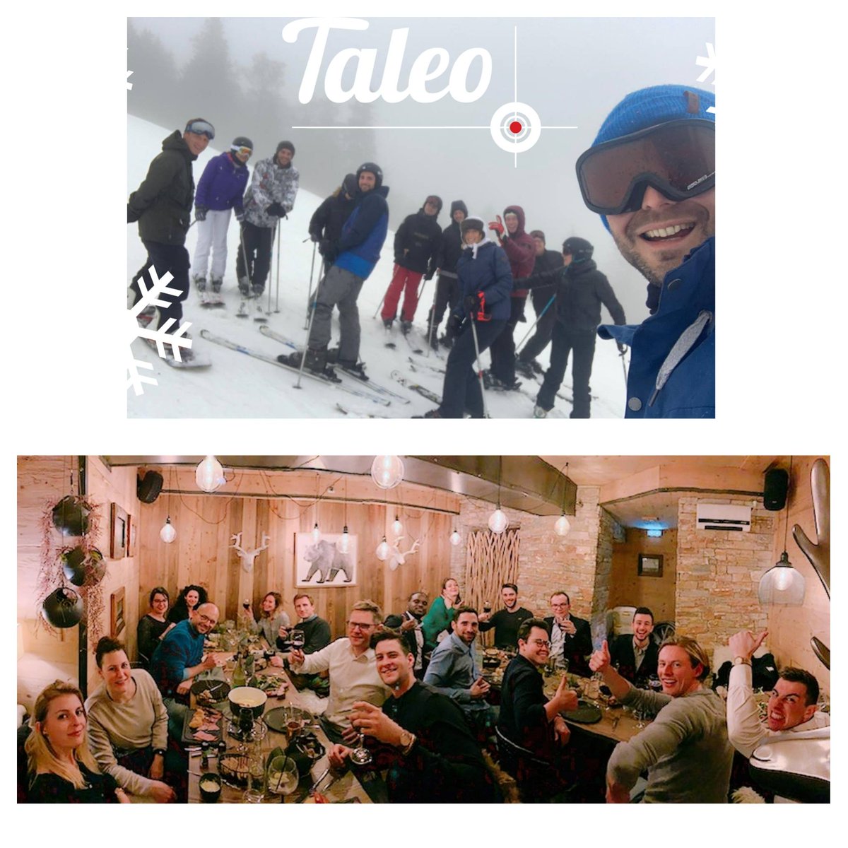 TALEO_GROUP's tweet photo. Corporate Ski Session for the Back Office #france # belgium #netherlands #luxembourg #teambuilding #teamspirit #coporateculture @TALEO_GROUP  #family #fun &amp; #excellence https://t.co/DEiqz3wX0W