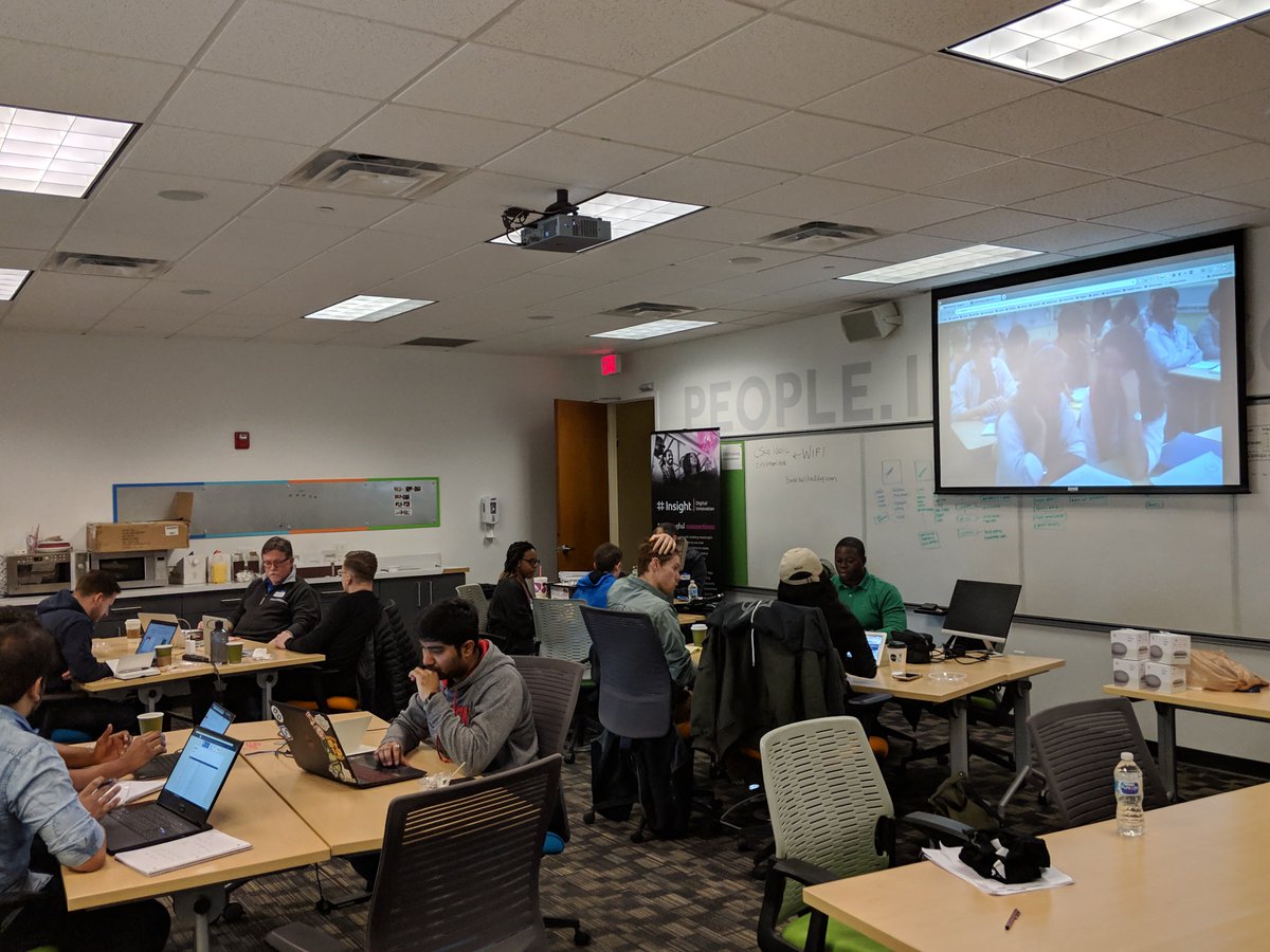 BitCincinnati's tweet photo. #Baseballhackday #Cincinnati forming teams, coding, hacking and watching #wargames #blacksintechnology #hacking #coding #techdiversity @InsightEnt @hearsparkbox https://t.co/KuJgBA2Pzq
