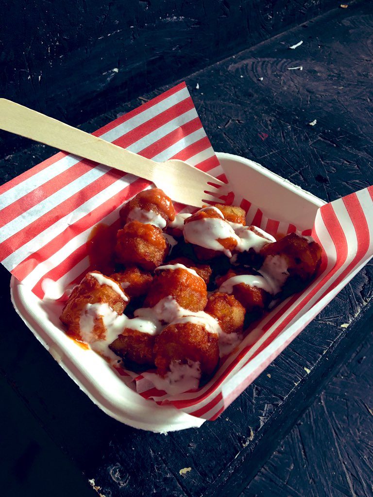 Awesome <a href="/donersummer/">Döner Summer</a> hash brown hunk based snacks at <a href="/IndieBeerFeast/">Indie Beer Feast</a> 👌🏻🍻