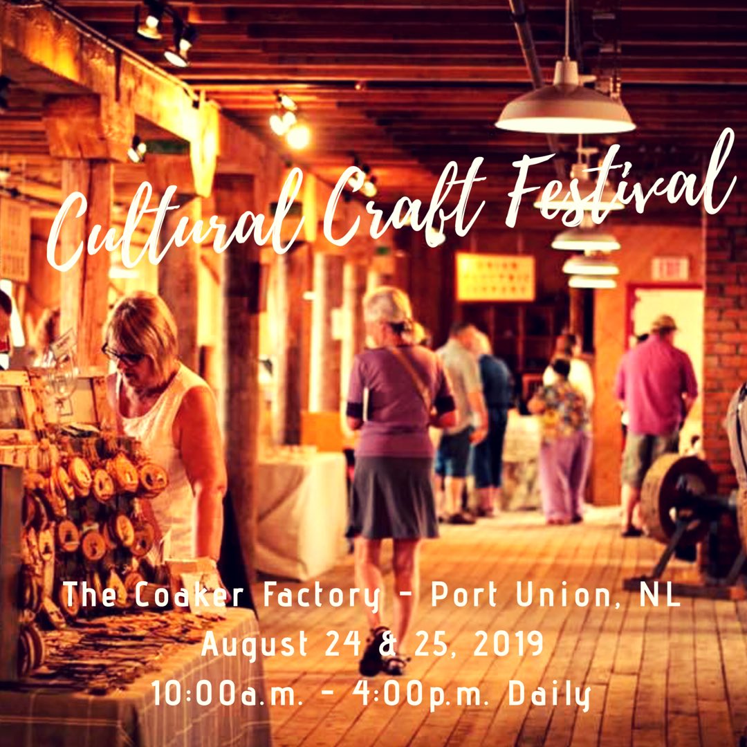 Book your accommodations early and join the fun #festival #music #craft #food ⁦<a href="/CoakerFoundn/">coakerfoundation</a>⁩ <a href="/LegendaryCoasts/">Legendary Coasts</a>⁩ ⁦<a href="/NLtweets/">NewfoundlandLabrador</a>⁩ ⁦<a href="/CraftCouncilNL/">Craft Council NL</a>⁩ ⁦<a href="/portrextonbrew/">Port Rexton Brewing</a>⁩ ⁦@DiscoveryGEONL⁩ ⁦@TCII_GovNL⁩ ⁦<a href="/TrinityBayNorth/">Trinity Bay North</a>⁩