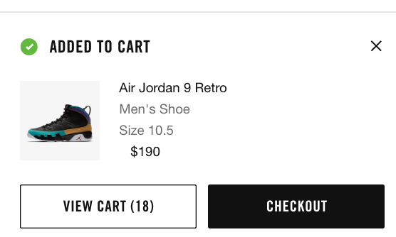 SOLELINKS's tweet photo. Ad: Air Jordan 9 'Flight Nostalgia' straight-to-cart on Nike regular site 

Mens => https://t.co/b8iMqFLwEe

GS => https://t.co/J6tgITSu1t

PS => https://t.co/M1I9j4COGI

TD => https://t.co/5zX9g6ZQKh https://t.co/ggVU1rUpOm