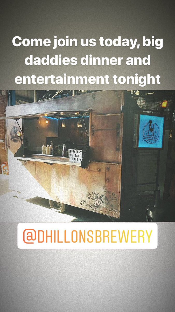 Folks, we open all til late, come join us for some entertainment and food provided by big daddies diner