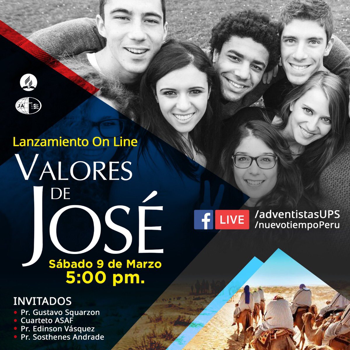 Vamos con todos #ValoresdeJoseUPS conéctate con <a href="/NuevoTiempoPeru/">Nuevo Tiempo Perú</a> <a href="/AdventistasUPS/">Adventistas Perú - UPS</a> esperando a todos!!!