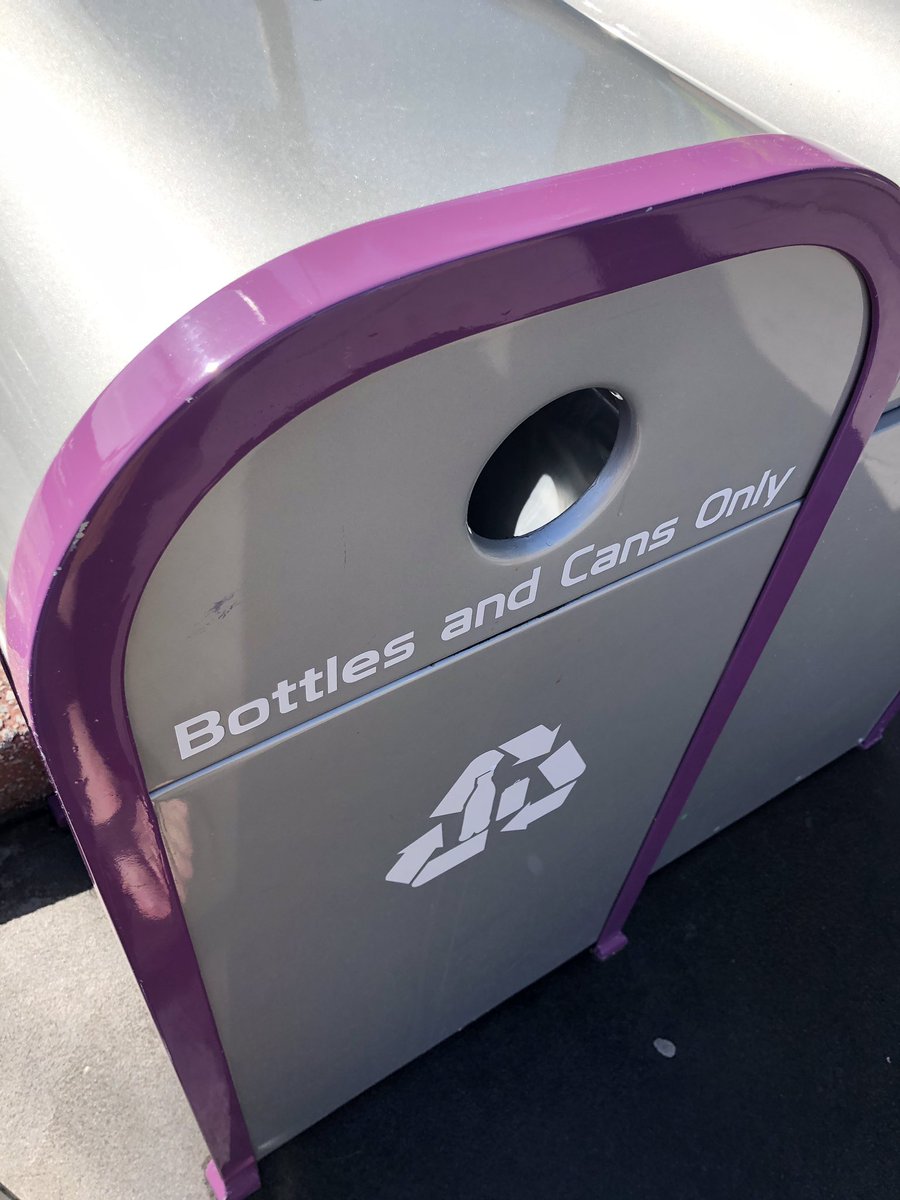 MooseBaxter's tweet photo. Frustrated @WDWToday Refused to use my re-useable @Starbucks cup (even insisted I had a lid!). No option to recycle available but large sculpture telling us about excessive waste just outside! One simple process change could make a big difference! Can we do this?   #savetheplanet https://t.co/bToCoY4jZ6