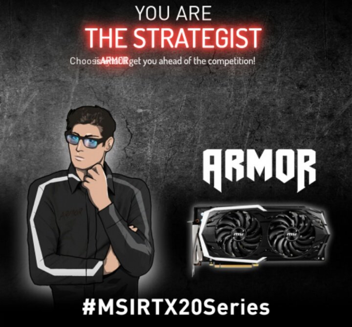 IINewbiezoII's tweet photo. @msitweets I am Armor!❤ #MSIRTX20Series https://t.co/oFCwNUaUpb