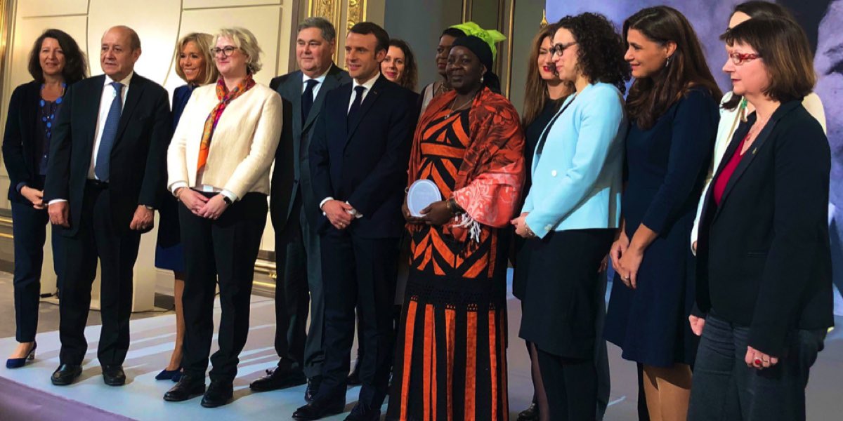 Anne Ravanona What More Incredible A Way To Spend International Women S Day Iwd19 Than By Celebrating Our First Laureate Of The Prix Simone Veil De La Republique Francaise Aissadoumara Presented