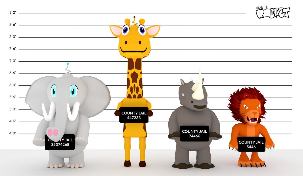 Erba_81's tweet photo. The full line! All four costumes will be included in the Safari Pack DLC #vivalarocket #indiegame https://t.co/695hcGleRW