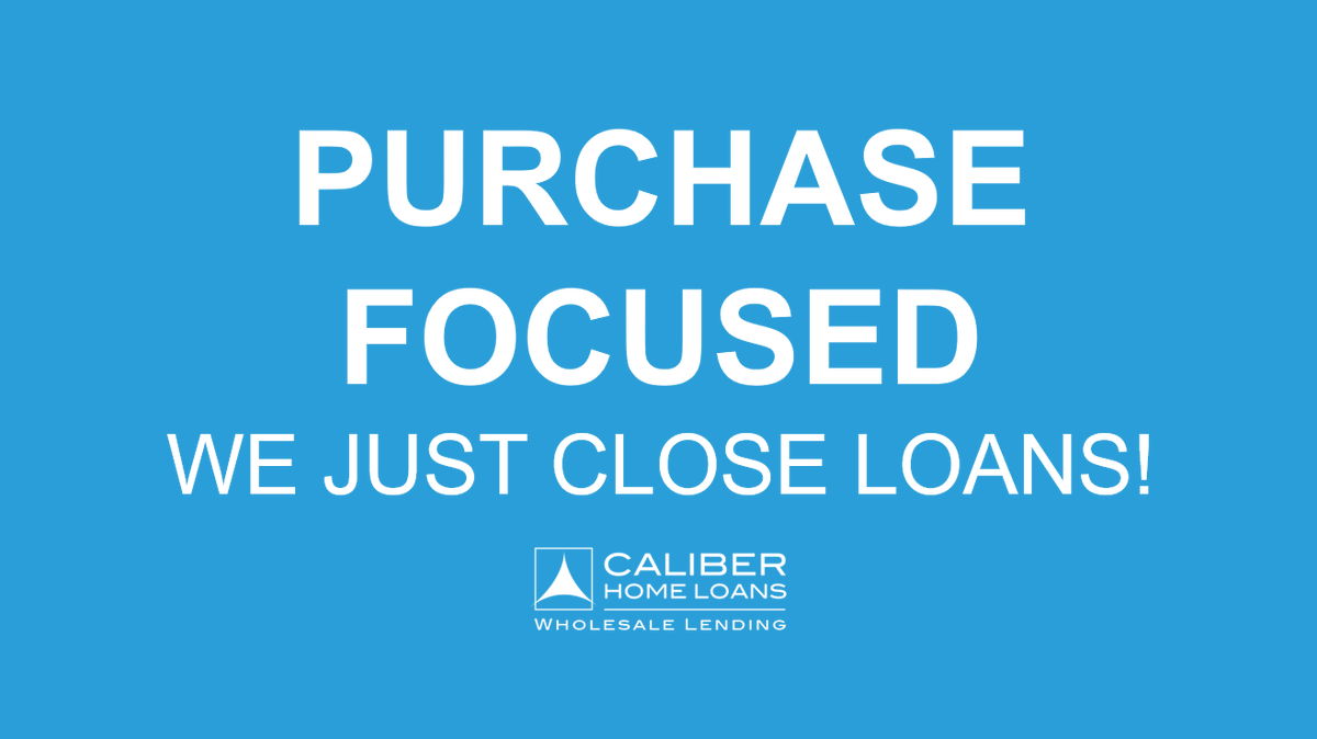 caliberhomeloan's tweet photo. "Over 80% of our $11.9 billion in wholesale production was purchase volume. And, that is just one of our strengths." - John Gibson, EVP Wholesale Production #CaliberExcellence #CaliberWholesale https://t.co/P2P0yj0RIZ