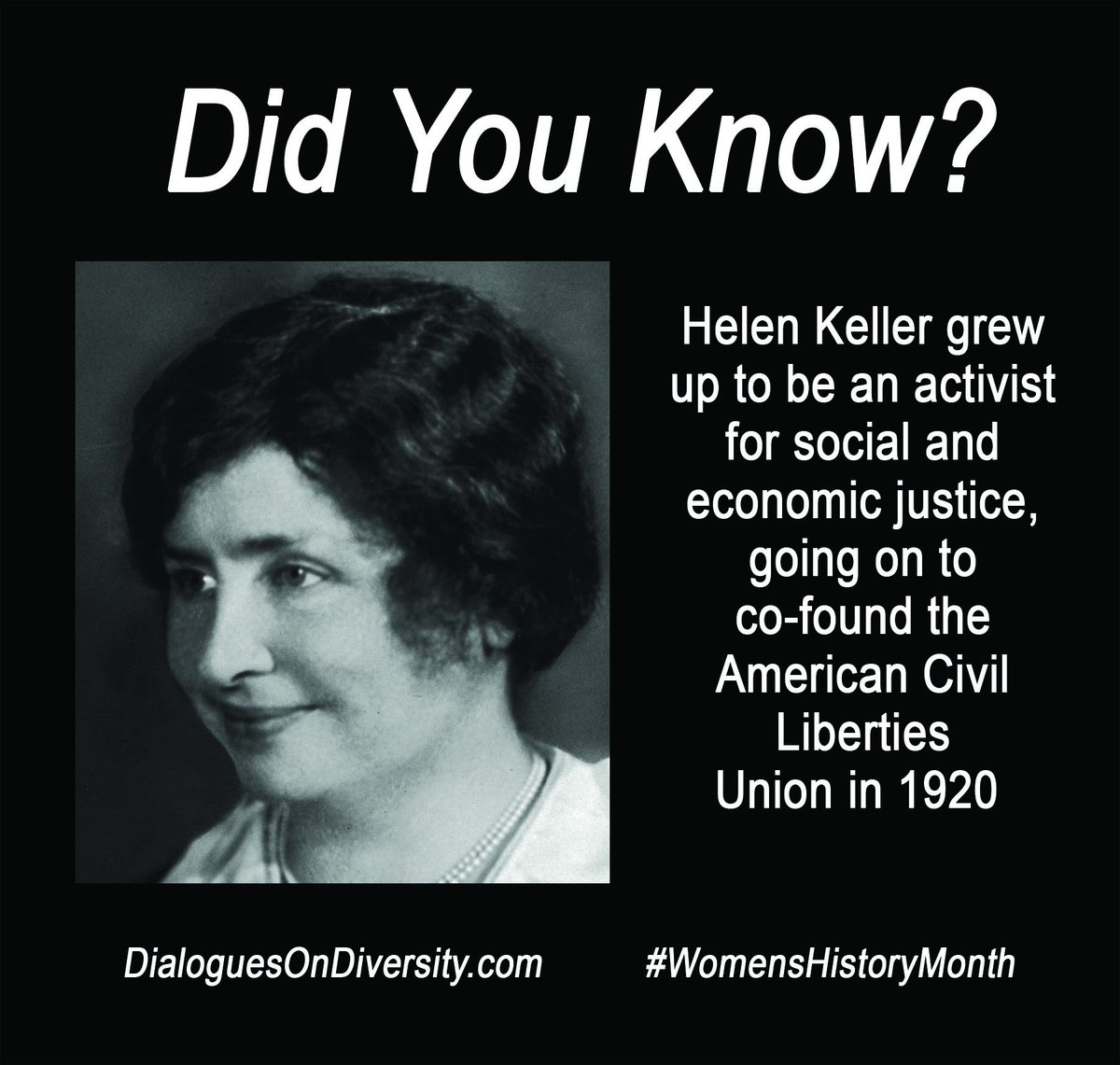#WomensHistoryMonth #disability #inclusion #diversity #ACLU