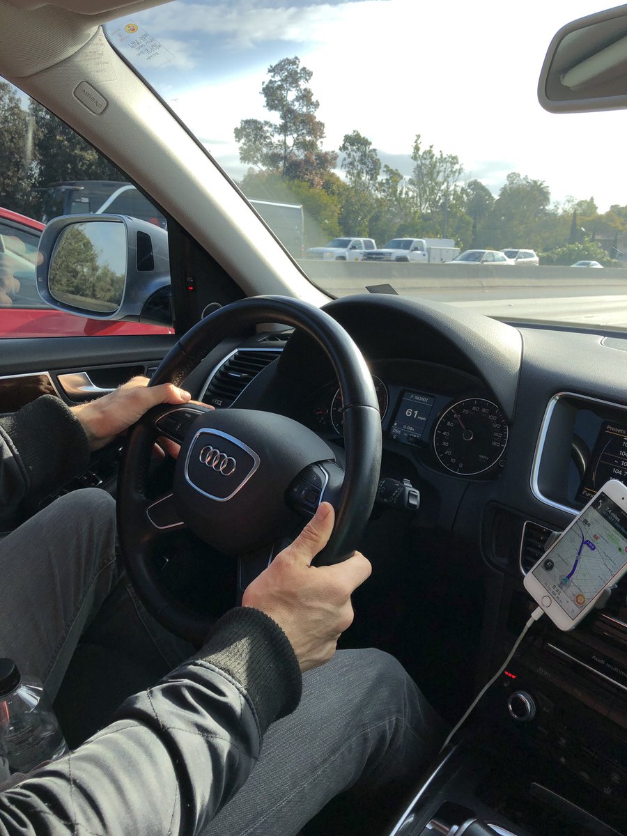 Headed to <a href="/expowest/">Expo West</a> and work colleague is obsessed with beating GPS estimated arrival time. “It doesn’t know of this street, watch this!” 

#gps #ExpoWest2019 #TravelSkills #traveling #driving #ChallengeAccepted #time #FridayMotivation