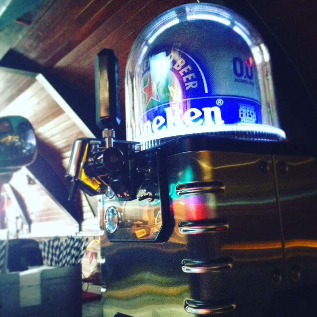 Fortune of War (@fortunebrighton) on Twitter photo Say hello to our new (alcohol-free!) beer-dispensing robot from the future!! Fresh <a href="/Heineken_UK/">Heineken® UK</a> 0.0 to quench your thirst :) Say hello to our new (alcohol-free!) beer-dispensing robot from the future!! Fresh <a href="/Heineken_UK/">Heineken® UK</a> 0.0 to quench your thirst :)