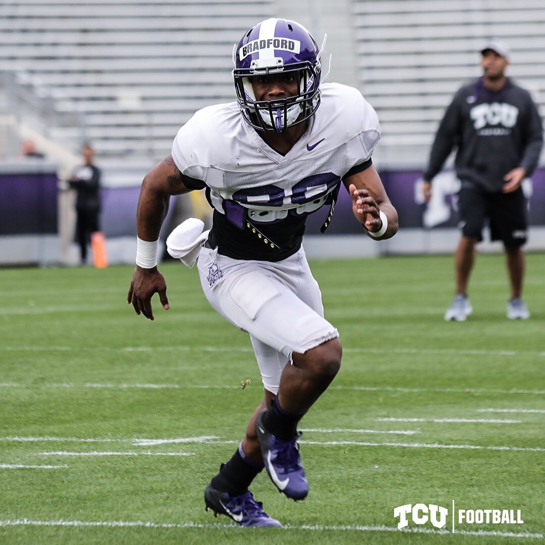 TCUFootball's tweet photo. On 🔒. #EarnTheChip https://t.co/5zcxjj6A4v