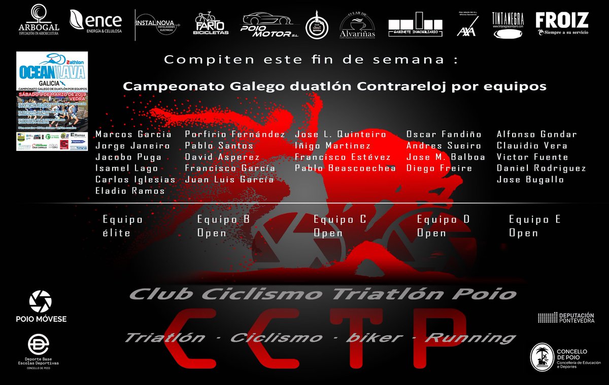 CCTPoio's tweet photo. Este finde nos movilizamos !!! #poio_movese #poiopower #CCTPoio https://t.co/TBOL7Uz8rb