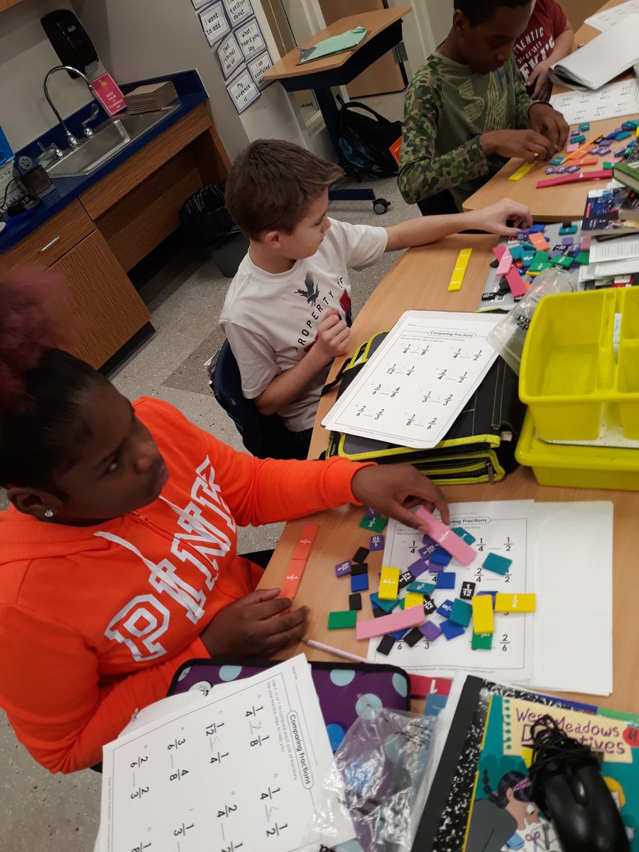 MsBarron112's tweet photo. Fraction are more fun when they are hands on @MeganHaberkam https://t.co/MtqU6zp0Wg