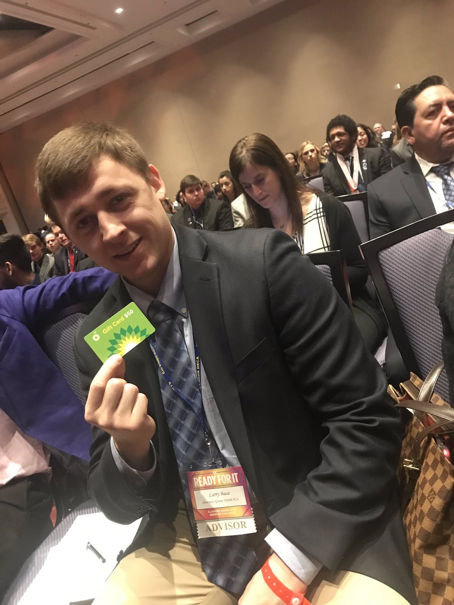 DecaDgn's tweet photo. Our very own, the Larry Baca won a $50 bp gas gift card! #backtoback https://t.co/lXQAOTQ0ws
