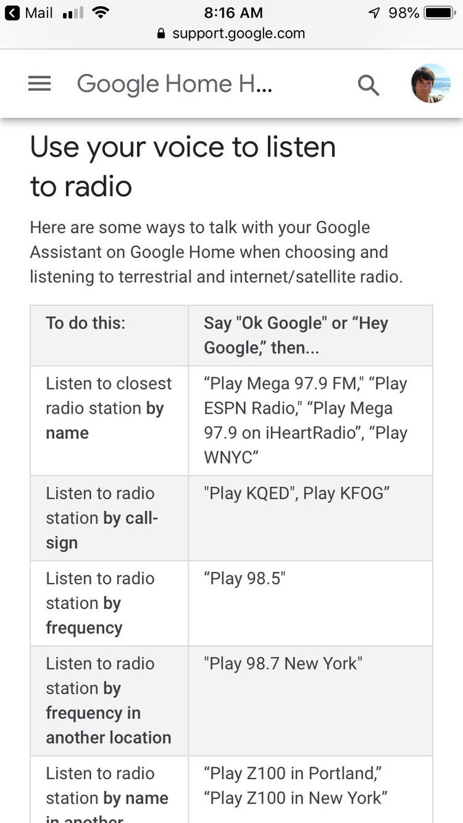 play internet radio on google home