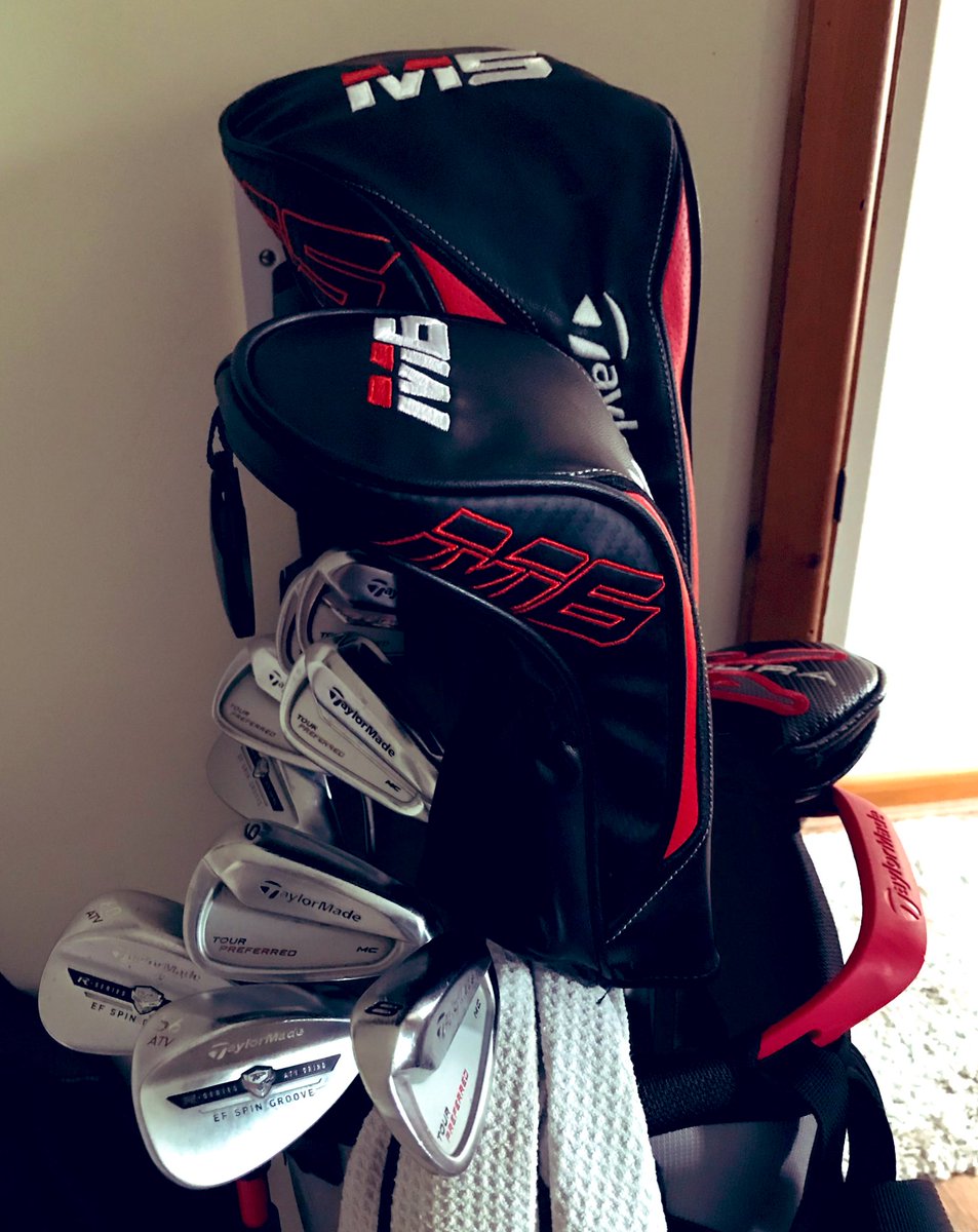 KrisJones87's tweet image. An unhealthy obsession with @TaylorMadeGolf? ......this is what happens!

Loving the M5 &amp;amp; M6 woods! Nice to have consistency off the tee again (and options)! 

Trust the TP irons &amp;amp; wedges again for this season so let’s hope it’s a good one! 

@TaylorMadeTour #InjectedTwistFace