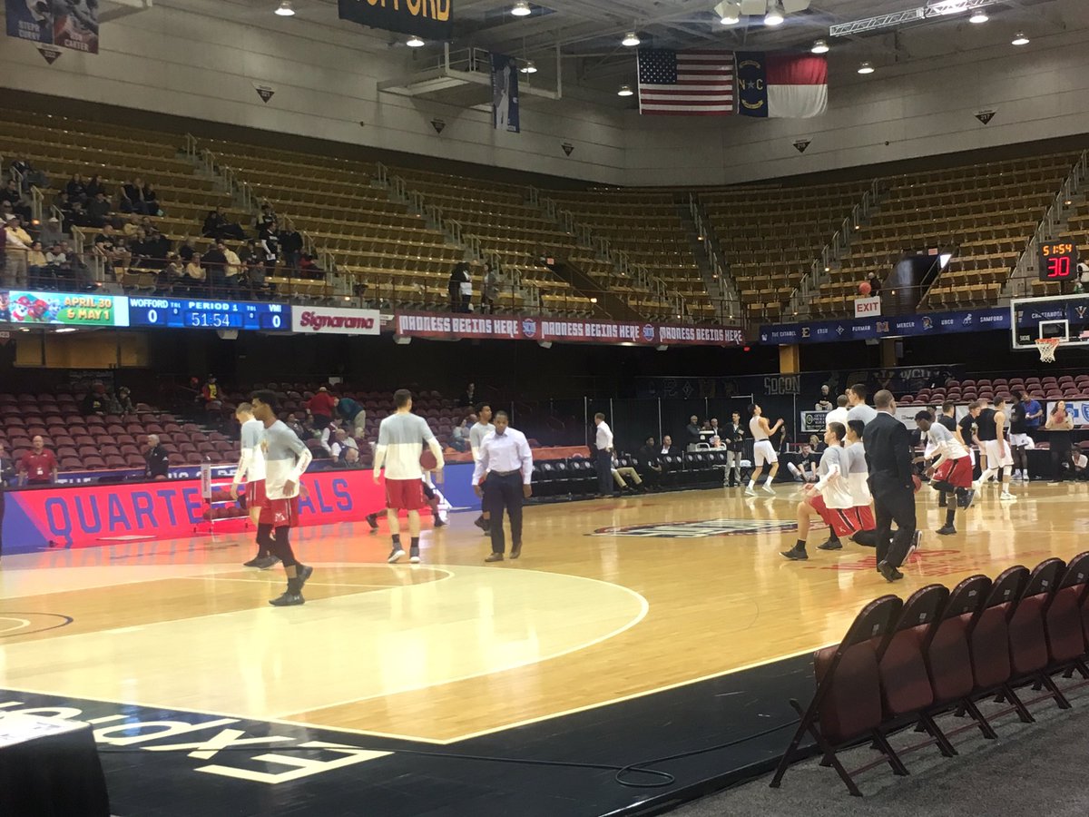.<a href="/SoConSports/">The Southern Conference</a> Wofford and VMI getting ready to battle it out at the SoCon Tournament  <a href="/InglesAdvantage/">Ingles Markets</a>
