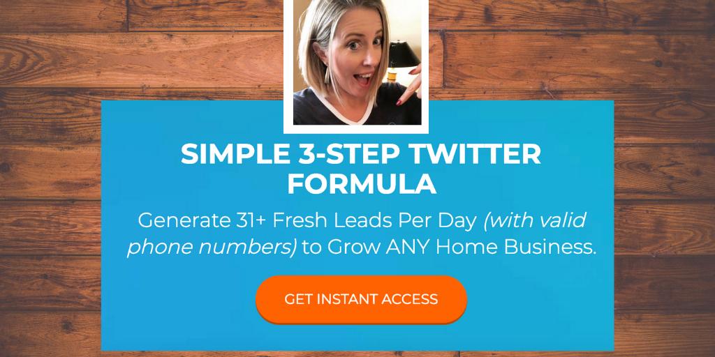 Are you using Twitter for leads yet? Holy cow! I couldn't believe how easy it is to get 31+ leads per month!! create432.mysocialmediasecret.com

#twitterleads #MLM #MLMLeads #howtogetmlmleads #networkmarketingtips #homebusiness #leads