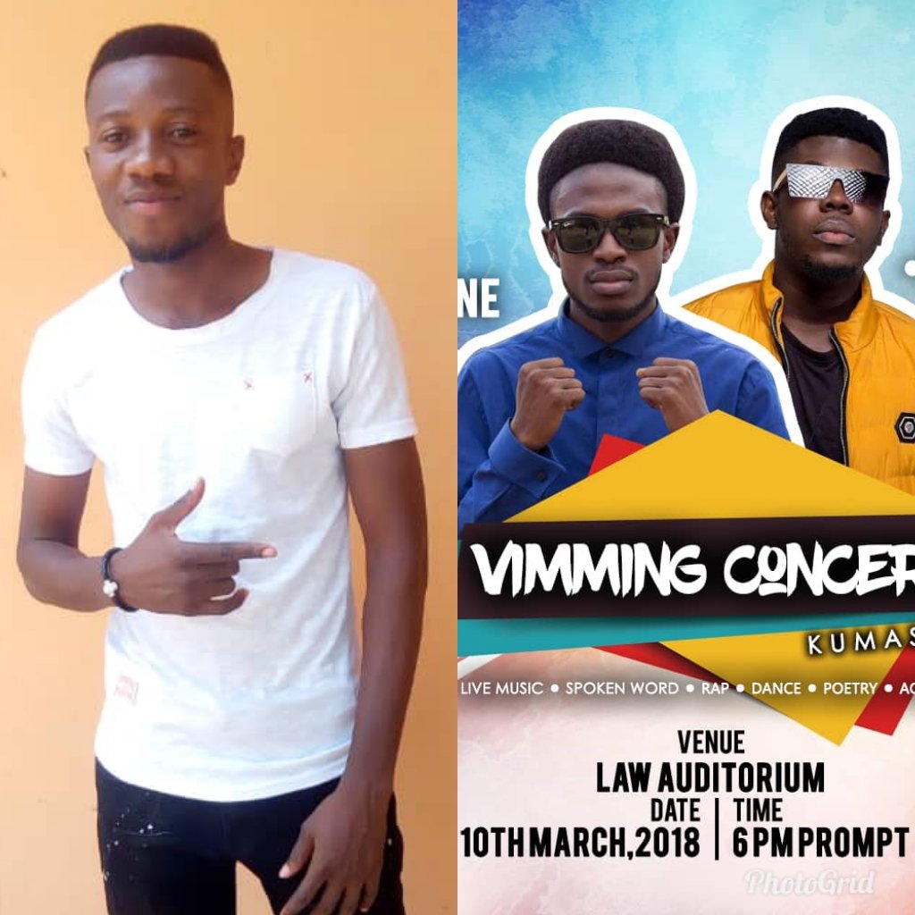 swansLOGH's tweet photo. Its happening live at KNUST Law Auditorium. Its free..6pm sharp..see you there #kokroko #VIMMINGCONCERT #Kingzkid #psalmone https://t.co/0RMXMmvqqc