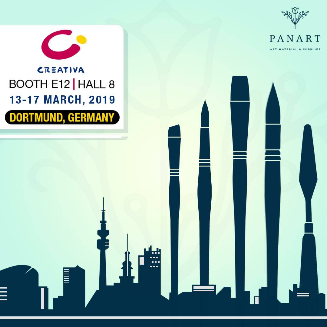 Panart Premium Art Materials Supplies Visit The Panart Booth At Creativa 19 From 13 17th March Between 9am 6pm At Westfalenhallen Exhibition Centre In Dortmund Germany See You