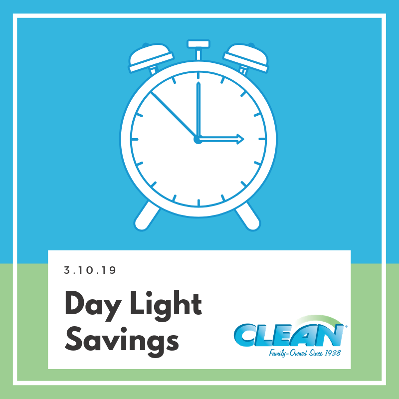 Clean_Uniform's tweet photo. Happy #DayLightSavings! Don't forget to set your clocks forward before you go to sleep tonight! https://t.co/Ukix3JxOI4